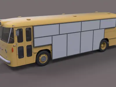 Gate bus from movie Mad Max 2 3D model