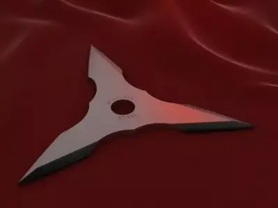 3 Point Shuriken 3D model