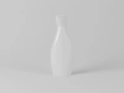 Body Lotion bottle 3D model buy