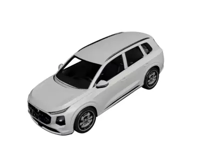Audi Q7 2026 3D Model Premium Full-Size Luxury SUV 3D model