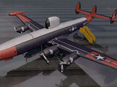 Lockheed EC-121 Warning Star 3D model