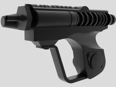 EC-17 Hold-Out Blaster Pistol 3D model