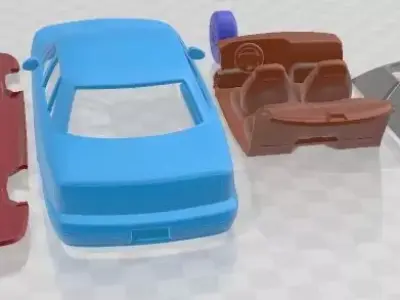 Oldsmobile 98 1991 Printable Car 3D print model