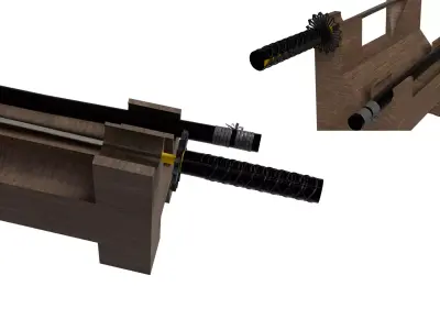 3D Katana Model Low-poly 3D model purchase