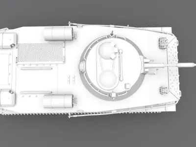 PT76 Scale model 3D print model