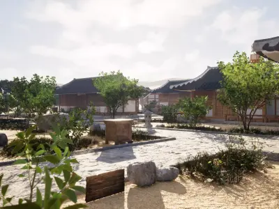 Traditional Village Architecture 3D model