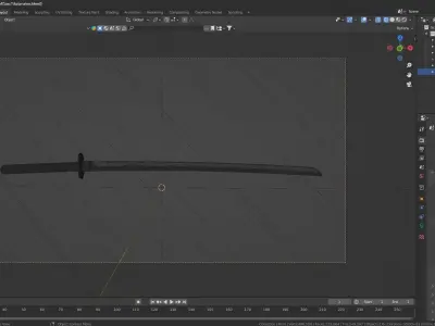 Old Katana  3D model