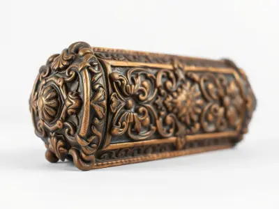 Ancient Bronze Artifact Decorative model pack Low-poly 3D model