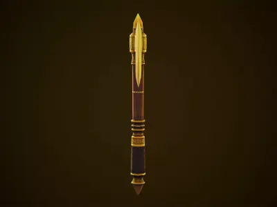 Golden Axe - Game Ready Weapon Low-poly 3D model