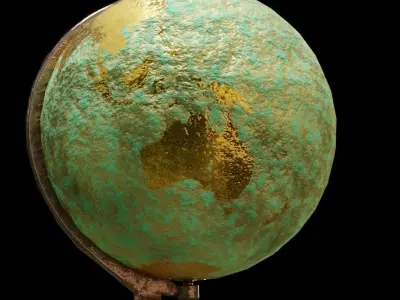 Antique Style Globe 3D model