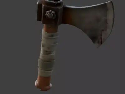 Wasteland Survival Hatchet 3D Model Low-poly 3D model