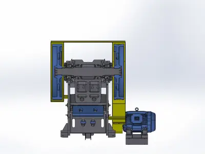 OMNI OC9070 JAW CRUSHER 3D and 2D 3D model