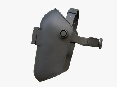 Welding Helmet Low-poly 3D model