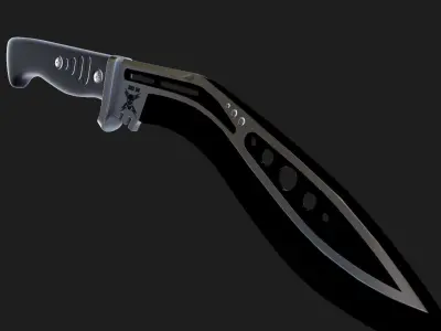 United Cutlery M48 Tactical Kukri  Free 3D model