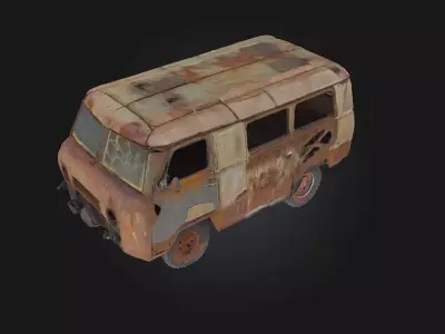 Rusty Relic  Weathered Artifact from a Forgotten Past 3D model
