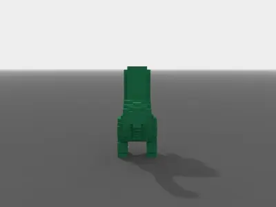 Voxel Dinosaur Low-poly 3D model purchase