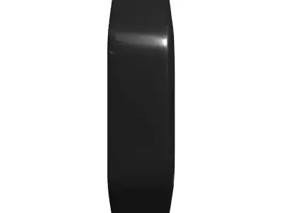 Hexagonal Keyhole Control Panel Low-poly 3D model