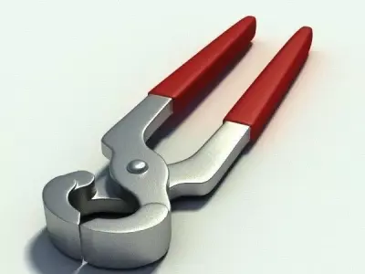 Pincers pliers with handles 3D model