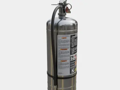 k-guard fire extinguisher Low-poly 3D model