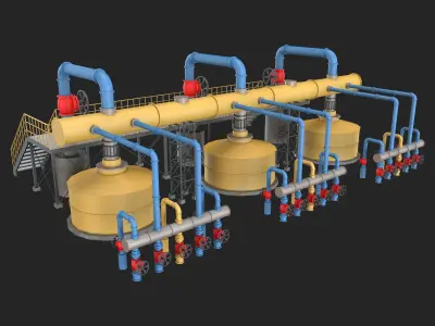 Piping System 4 3D model