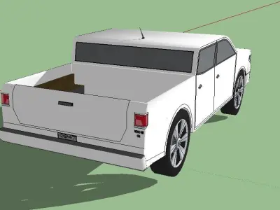pick up truck 3D model by mobcop