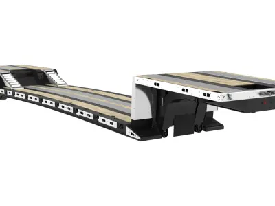 Heavy Duty Trailer 3D model