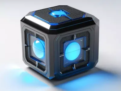 Futuristic SciFi Energy Core 3D model purchase