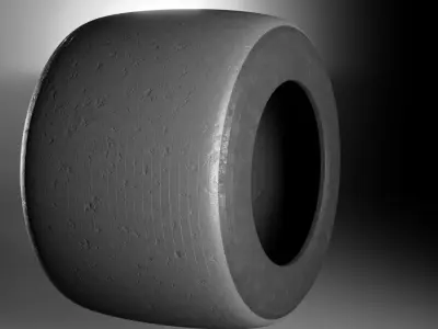 Used F1 Tyre Free 3D model
