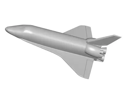 Spacecraft 3D model get