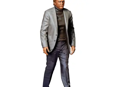 Bullitt Steve McQueen 3D print model