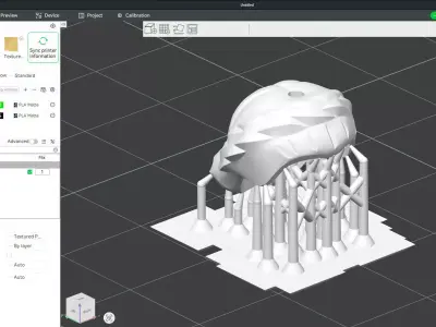 Custom3Dprint Minifigure Accessory - Minifigure Hair S2 - 002 3D print model