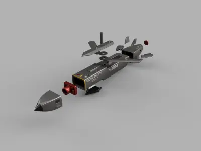 Storm Shadow cruise missile high quality 3d print model 3D print model