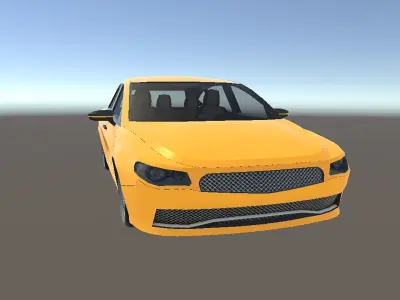 SUV Car Low poly Low-poly 3D model
