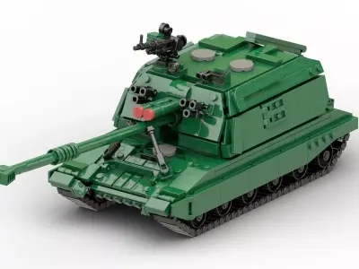 MocBricks3D - Lego 2S19 Msta-S 3D print model
