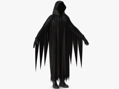 Hooded Costume 10 3D model