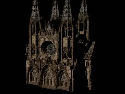 Gothic Castle 3D print model