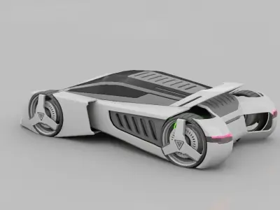 sci-fi vehicle Free 3D model by harshavardhan5122009