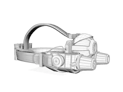 night vision goggles 3D model