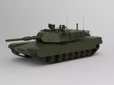 M1 Abrams 3D model shop