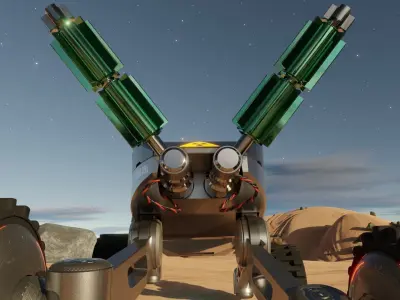 Sci-Fi Rover Free 3D model