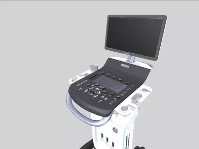 Ultrasound machine Versana Essential Low-poly 3D model