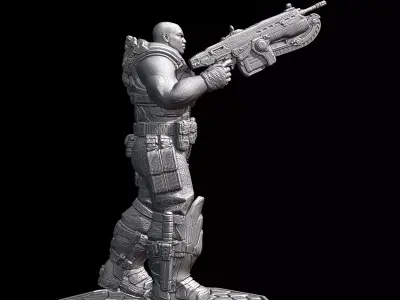 AUGUSTUS COLE TRAIN - GEARS OF WAR 3D print model