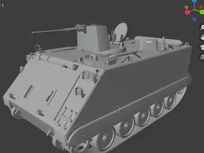 tank m 113 Low-poly 3D model