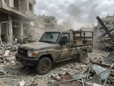 Combat Technical Pickup Truck - Military Game Ready  Low-poly 3D model