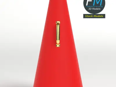 Acoustic megaphone 1 3D model