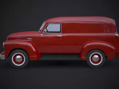Chevrolet Panel Van 1951 3D model