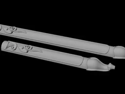 leg High quality 3d models for processing on a cnc machine 3D model 37
