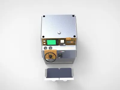 Boat seat pilot 3D model