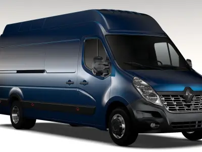 Renault Master L4H3 Van 2017 3D model