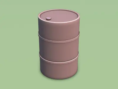 Oil or Paint Tank 3D model